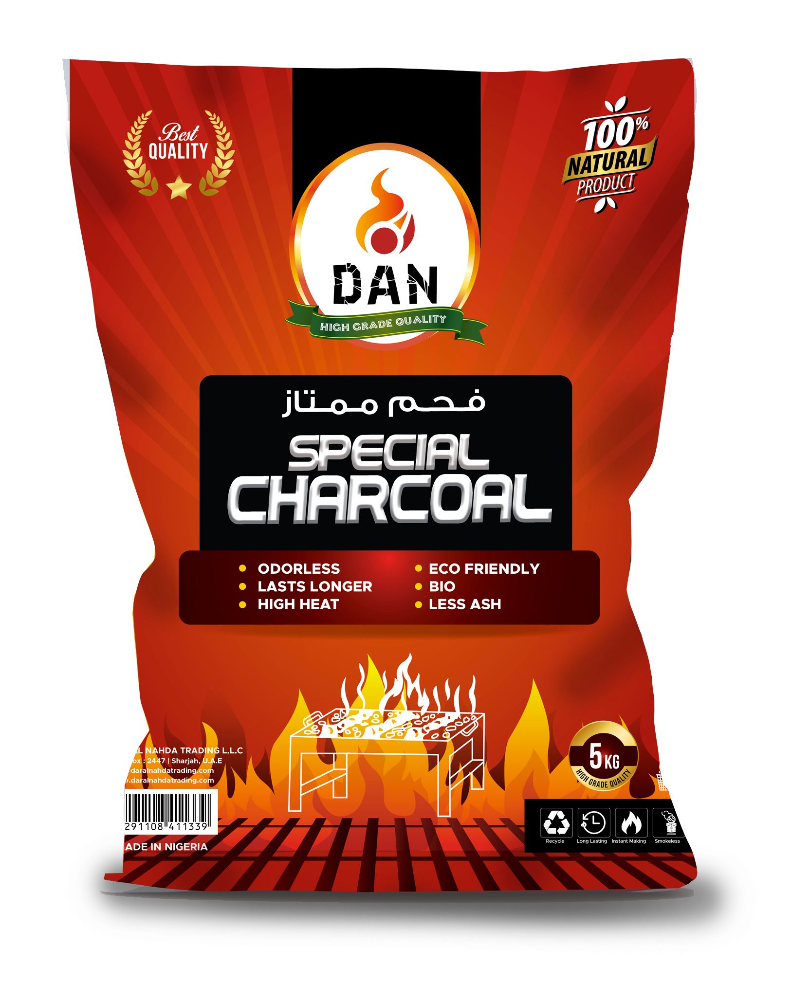 DAN SPECIAL CHARCOAL 5kg